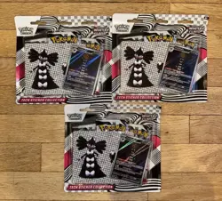 Pokemon TCG Black White Flare Tech Sticker Collection Lot of 3 SEALED IN HAND - Image 1