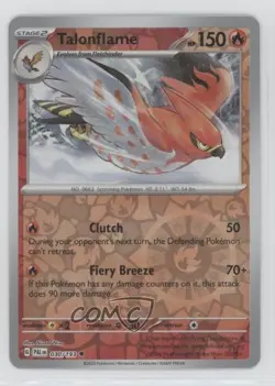 Talonflame Reverse Foil Pokemon SV02: Paldea Evolved #030 wq8 - Image 1