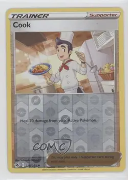Cook Reverse Foil Pokemon Sword & Shield Fusion Strike #228 wq8 - Image 1