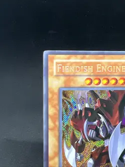 Fiendish Engine Omega TDGS-EN095 Holo Yugioh LP - Image 3