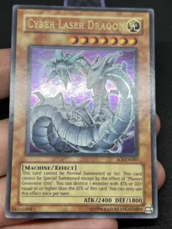 Yugioh Cyber Laser Dragon SOI-EN007 Ultra Rare VLP - Image 4