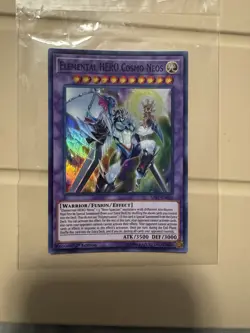 Yugioh Elemental HERO Cosmos Neos SAST-EN036 Super Rare 1st ED ( NM) - Image 1