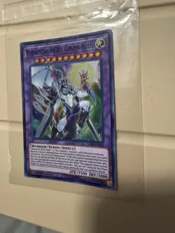 Yugioh Elemental HERO Cosmos Neos SAST-EN036 Super Rare 1st ED ( NM) - Image 3