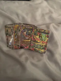 Lot Of Rayquaza Ex And Mega Cards With Full Arts Included - Image 1