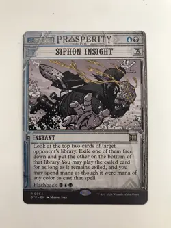 Siphon Insight Showcase MTG Magic the Gathering Card NM Near Mint OTP - Image 1