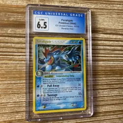 CGC 6.5 EX-NM+ Feraligatr 4/115 Unseen Forces Holo Rare Stamped Pokemon Card - Image 1