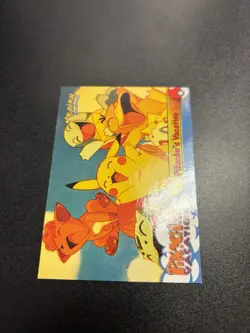 Pokemon Topps Pikachu's Vacation Pokemon Movie Card Pikachu's Vacation #42 - Image 1