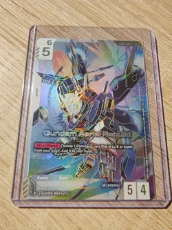 Gundam Card Game Gundam Aerial Rebuild GD01-067 LR++ - Image 1