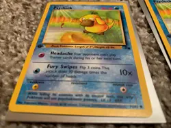 Pokemon TCG: Psyduck 1999 Fossil 53/62 Regular 1st Edition Common Card Base Set - Image 3