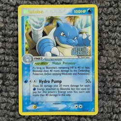 Blastoise 14/100 2006 Reverse Holo Rare EX Crystal Guardians Pokemon Card - Image 1