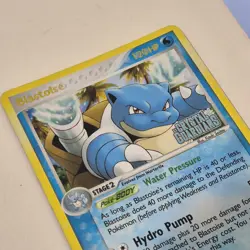 Blastoise 14/100 2006 Reverse Holo Rare EX Crystal Guardians Pokemon Card - Image 2