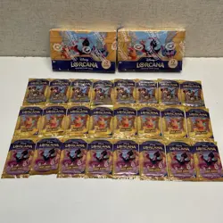 Lot of 3 Lorcana Into the Inklands Booster Box Trading Card Game Sealed 24 Pack - Image 1