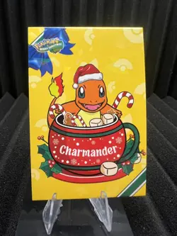Charmander - Cracked Ice Holo - Christmas Card Database - Pokemon NM - Image 1