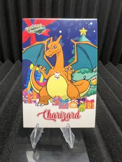 Charizard - Cracked Ice Holo - Christmas Card Database - Pokemon NM - Image 1