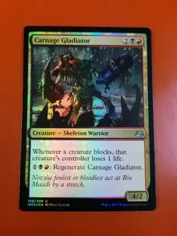1x Carnage Gladiator | FOIL | Modern Masters 2017 | MTG Magic Cards - Image 1