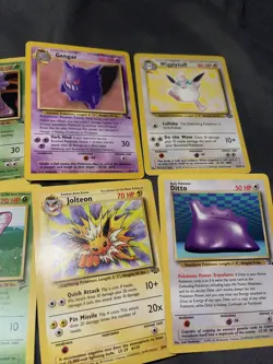 Pokemon TCG Lot RARES non Holos Jungle Unlimited Base 2 Fossil 12 Cards - Image 5