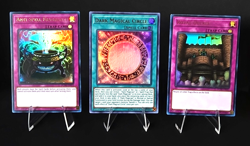 Yugioh Vintage Staple Magic and Trap Set 45 Card Dark Hole Scapegoat Fissure - Image 1