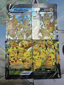 Pikachu V-Union [Set of 4] SWSH: Sword & Shield Promo Cards Holo 2021 - Image 1