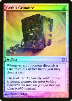 Geth's Grimoire FOIL Darksteel NM Artifact Uncommon MAGIC MTG CARD ABUGames - Image 1