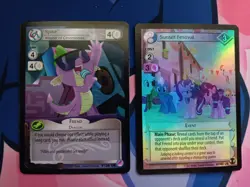 My Little Pony CCG Mixed Lot of 2 Cards - Image 1