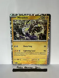 Pokemon TCG Miraidon Card 2025 McDonald's Promo 003/015 - Image 1