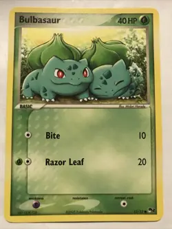 Pokemon - Bulbasaur 12/17 Common Pop Series 2 Promo Card - Image 1