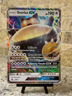 Pokemon TCG ~ Snorlax GX Black Star Promo Jumbo & Reg. Size Cards [2016: #SM05] - Image 2