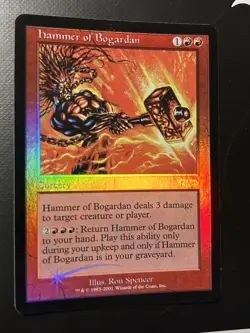 FOIL Hammer of Bogardan | MtG Magic Judge Promos |English |Near Mint-Mint (NM-M) - Image 2