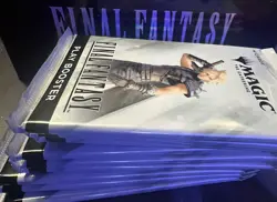 9 Packs of MTG Final Fantasy Play Boosters & Empty Foil Gift Bundle Storage Box - Image 1