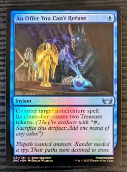 An Offer You Can't Refuse [Streets of New Capenna] **Foil** - MtG - NM - Image 1