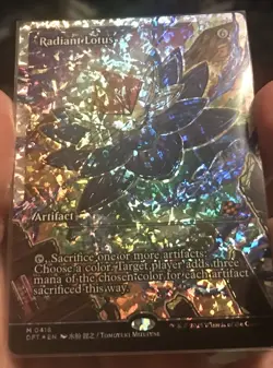 1x MTG Radiant Lotus (Fracture Foil) - Aetherdrift (DFT) #416 - English Nm Mint - Image 1