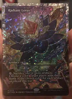 1x MTG Radiant Lotus (Fracture Foil) - Aetherdrift (DFT) #416 - English Nm Mint - Image 2
