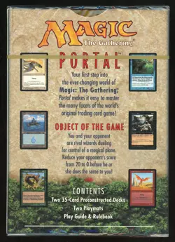 1997 MTG Magic the Gathering Portal Starter Set for 2 Players Factory Sealed - Image 2