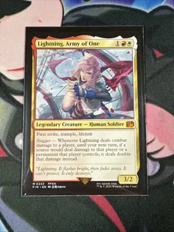 Lightning, Army Of One Final Fantasy MTG Magic The Gathering Non Foil - Image 1
