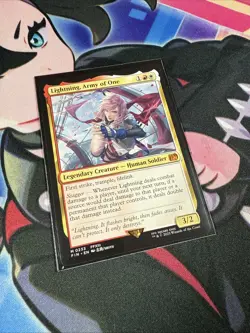 Lightning, Army Of One Final Fantasy MTG Magic The Gathering Non Foil - Image 3