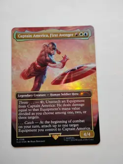 Captain America, First Avenger (Rainbow Foil) Secret Lair Drop Foil - Image 1