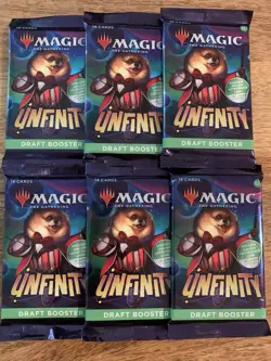 6 x packs Magic The Gathering MTG - Unfinity Draft Booster BRAND NEW UNOPENED - Image 3