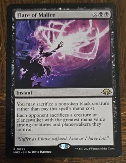 Flare of Malice Modern Horizons 3 Regular - Image 1