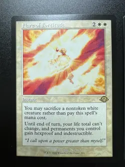 MTG Flare of Fortitude 2x (Retro Frame) Modern Horizons 3; Pack Fresh NM - Image 2