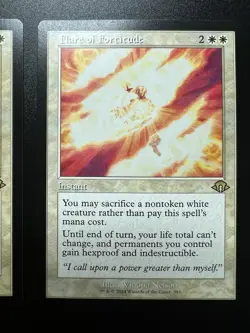 MTG Flare of Fortitude 2x (Retro Frame) Modern Horizons 3; Pack Fresh NM - Image 3