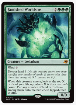 Famished Worldsire Edge of Eternities Regular, 182, Near Mint, Fast Shipping! - Image 2
