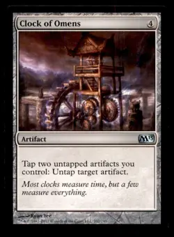 MTG Clock of Omens LP Light Play Magic 2013 [1120] - Image 1