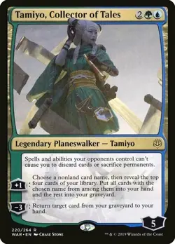 Tamiyo, Collector of Tales - Rare NM - War of the Spark #220 - Image 1