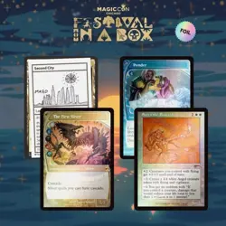 MTG - Festival in a Box 2025 Chicago Promos: The First Sliver Ponder New Sealed - Image 1