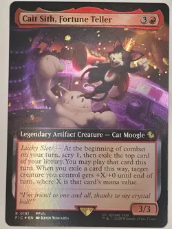 Cait Sith, Fortune Teller (Extended Art) Foil #0151 - MTG Final Fantasy - Image 1