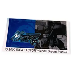 Sony PlayStation 2 Ps2 The Mechsmith: Run=Dim Vintage VTG Memory Card Sticker - Image 1