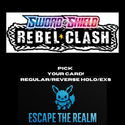 Pokemon Rebel Clash - Pick your card! Regular, Reverse holos Sword & Shield - Image 1