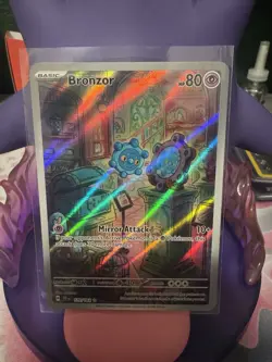 Pokemon TCG Bronzor 170/162 Illustration Rare Card Temporal Forces NM Condition - Image 1
