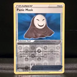 Panic Mask 165/196 Pokemon Lost Origin SWSH Reverse Holo Uncommon Card NM - Image 1