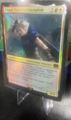 MTG Cloud, Planet's Champion (Foil) Final Fantasy 552 NM New! ✨ - Image 1
